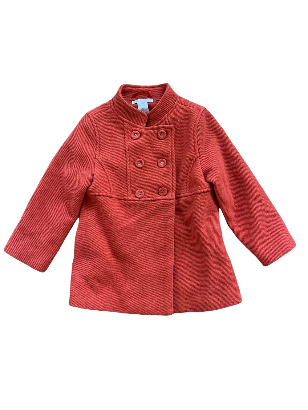Janie and Jack Double-Breasted Coral Jacket